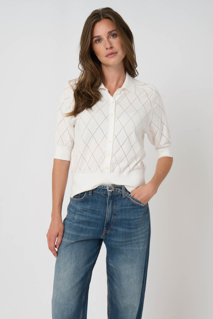 Superfine Cotton Polo Knit
