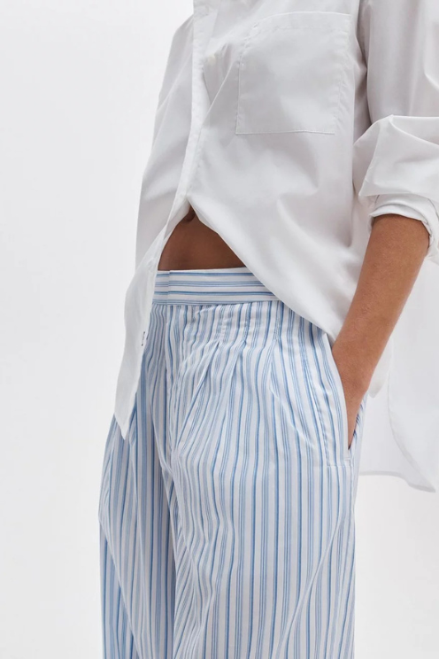 Chappell Striped Poplin Pants