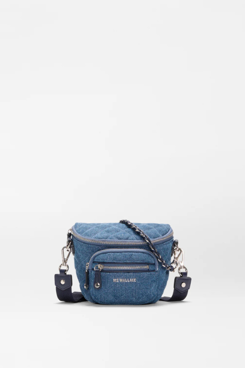 True Blue Denim Micro Crosby Sling