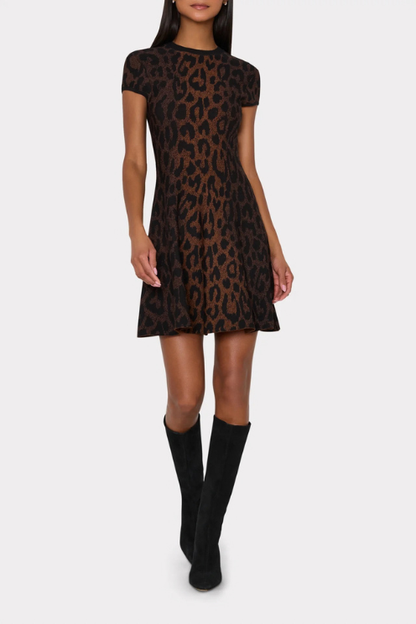 Honor Leopard Mini Dress