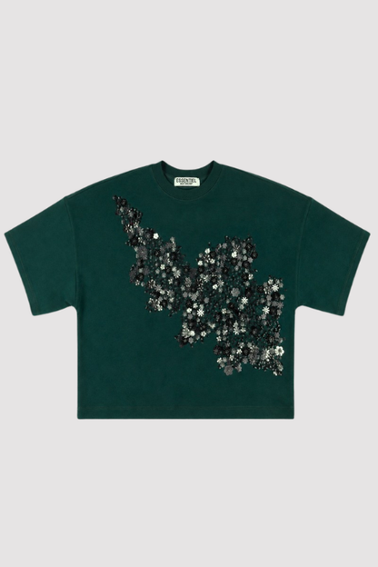 Kalani Embellished Short Sleeve Sweatshirt
