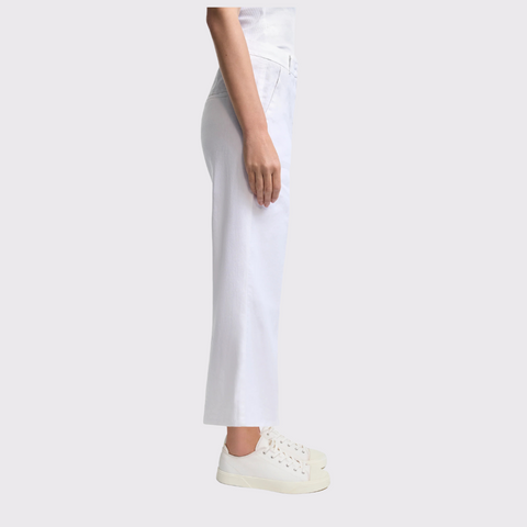 Cambio California Summer Stretch Linen Wider Cropped