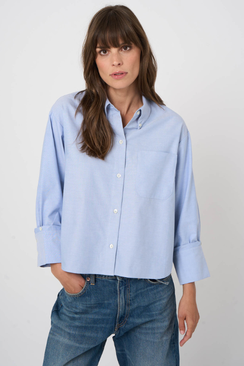 Boxy Button-Down Shirt