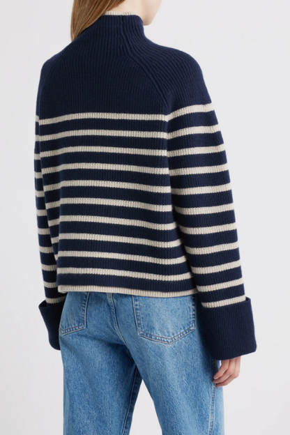 Ilaria Stripe Turtleneck