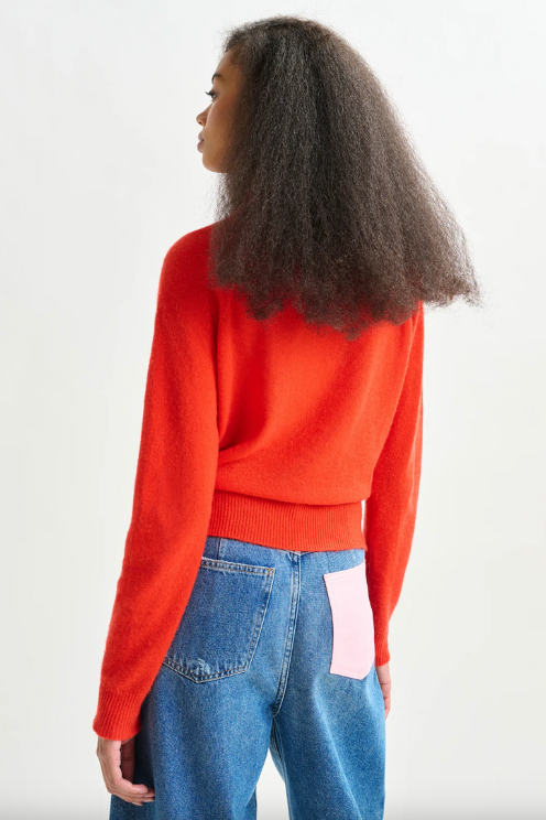 Cashmere Bow Tie Sweater