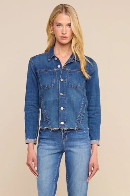 Janelle Slim Raw Jacket