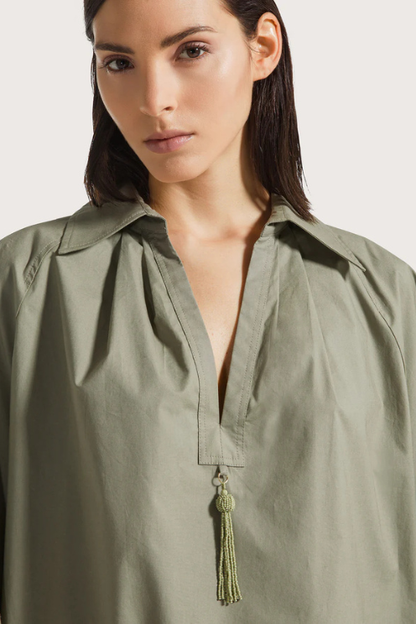 Stretch Cotton Poplin Shirt