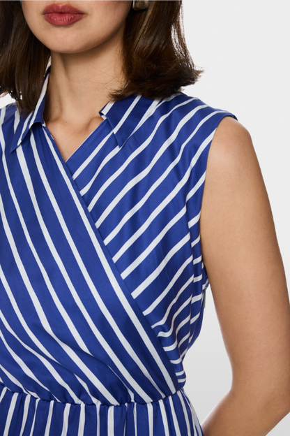 Striped Cotton Shirt Dress
