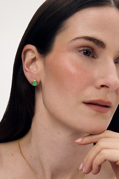 Signature Midi Studs - Banyan Green