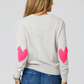 Elbow Heart Patchwork Pullover
