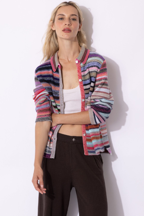 Button Up Textured Overshirt