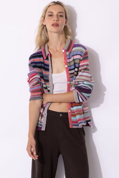 Button Up Textured Overshirt