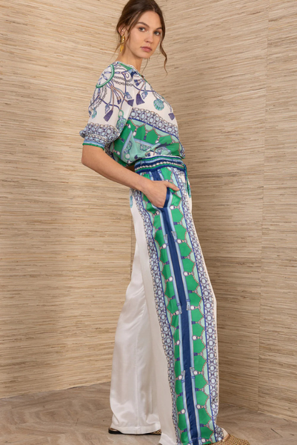 Danica Silk Charmeuse Pant