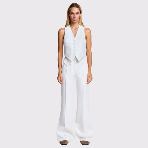 Smythe Patch Pocket Pintuck Trouser