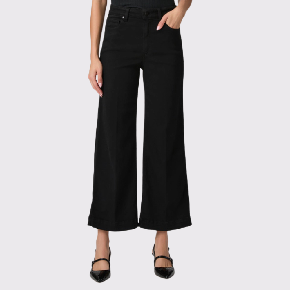 Paige Anessa Wide Leg Jean in Shadow