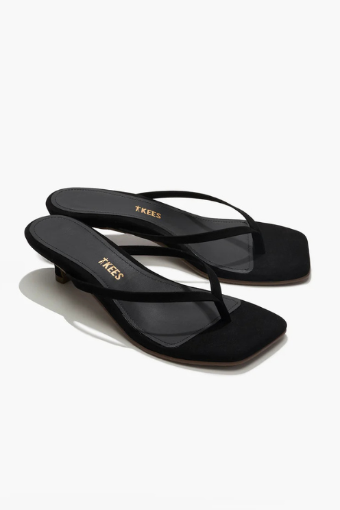 Square Toe Julia Suede Heel