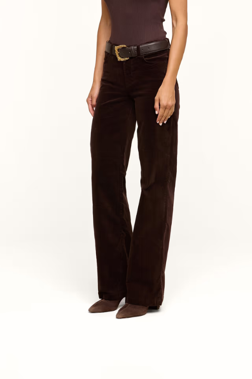 Scottie Velvet Wide-Leg Jean