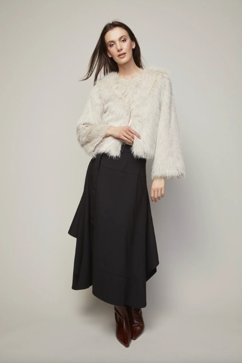Blaine Birch Faux Fur Jacket