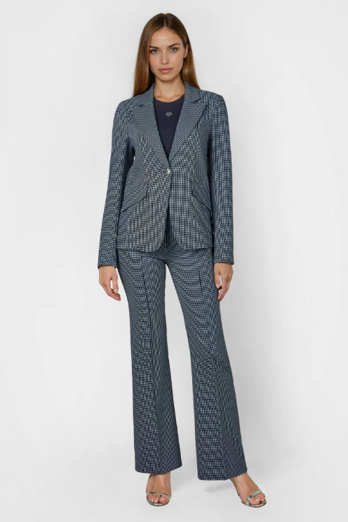 Patterned Jacquard Blazer