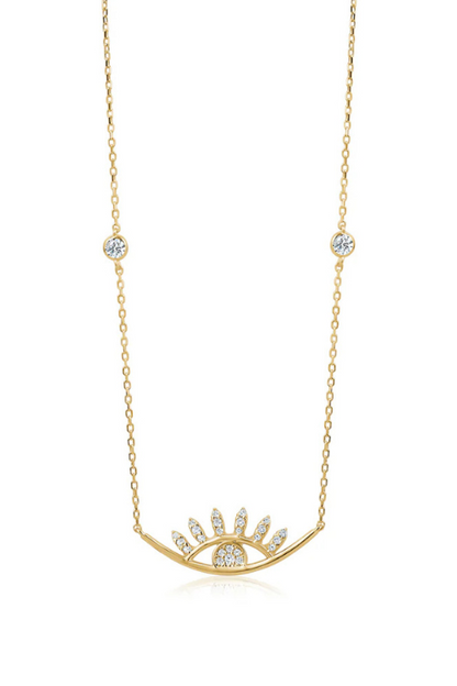 Boho Evil Eye Necklace