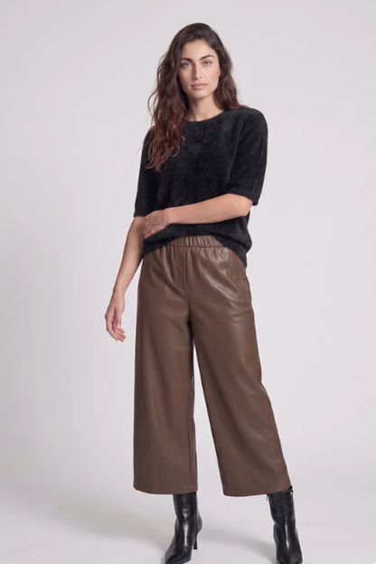 Fuzzy Short-Sleeve Top