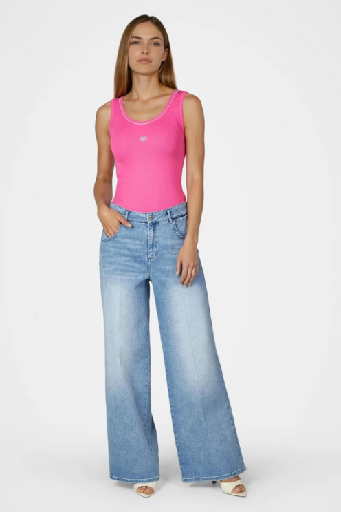 Ribbed Heart Tank