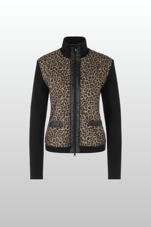 Light Jacket with Leopard Print