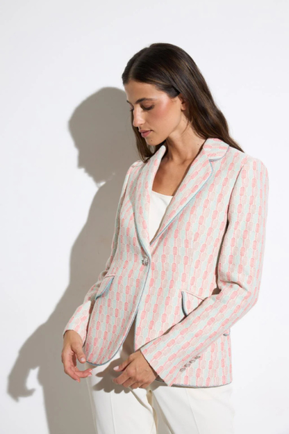 Printed Tailored Blazer