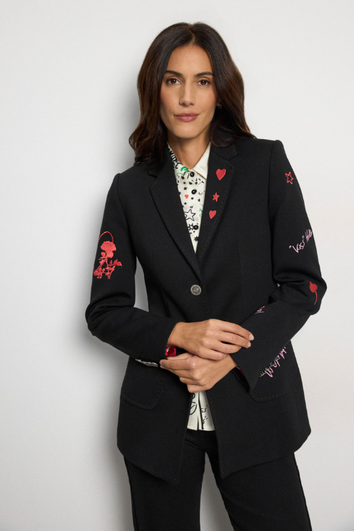 Tarai Embroidered Blazer
