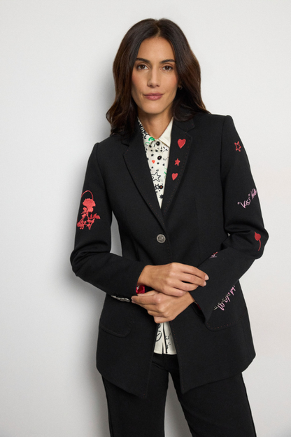 Tarai Embroidered Blazer
