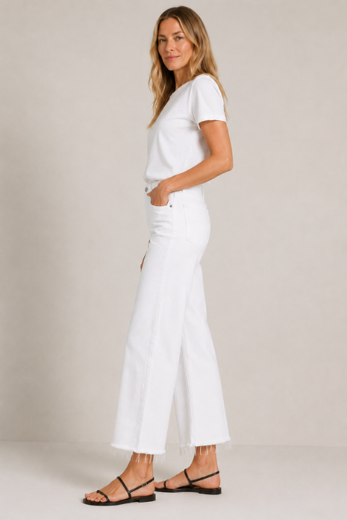 Le Slim Palazzo Crop