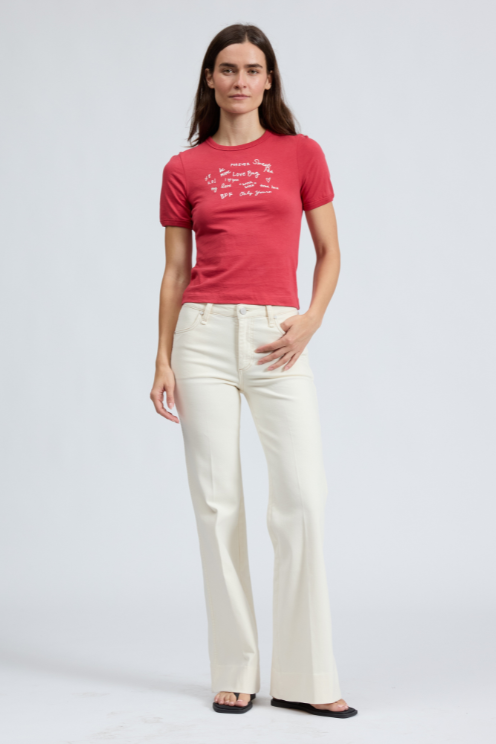 Sweetheart Phrases Ringer Tee