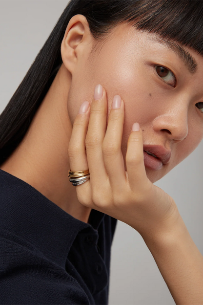 Lennon Two-Tone Ring Set