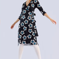 The Paisley Midi Wrap Dress