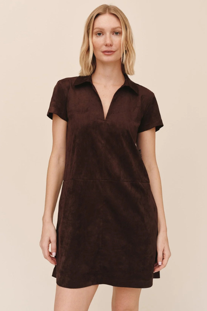 Short Sleeve Pullover A-Line Dress