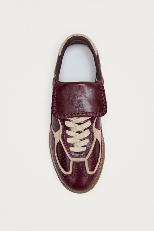Club Patent Deep Burgundy Leather Sneakers