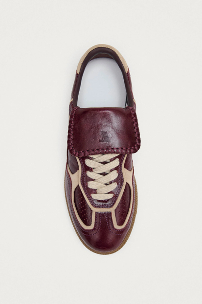 Club Patent Deep Burgundy Leather Sneakers