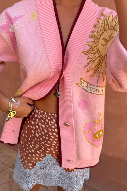 Mystical Cardigan - Pink