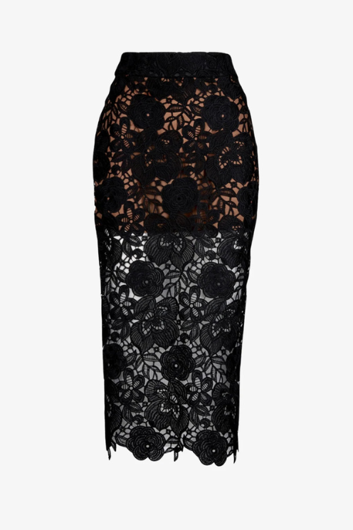 Lace Pencil Skirt