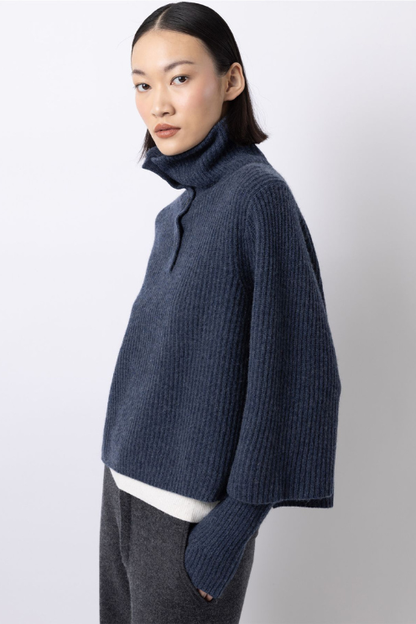 Textured Poncho Pullover
