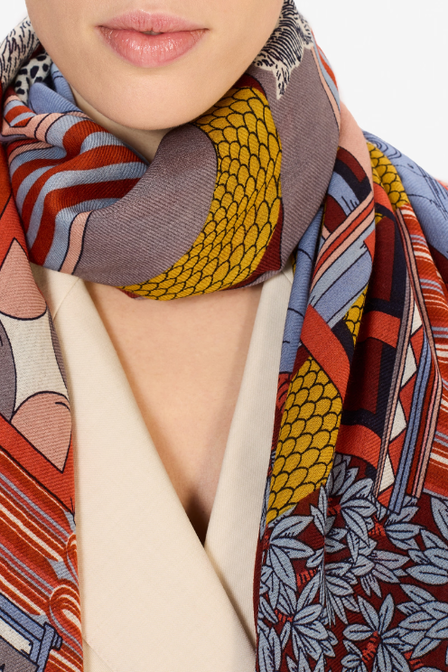 Nicolas Wool Scarf – Autumn