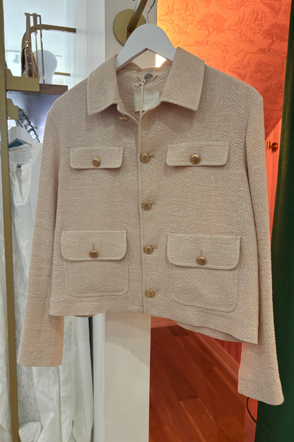 Cropped Jacket Linen Jacket
