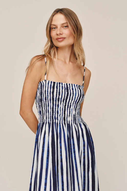 Smocked Midi Dress
