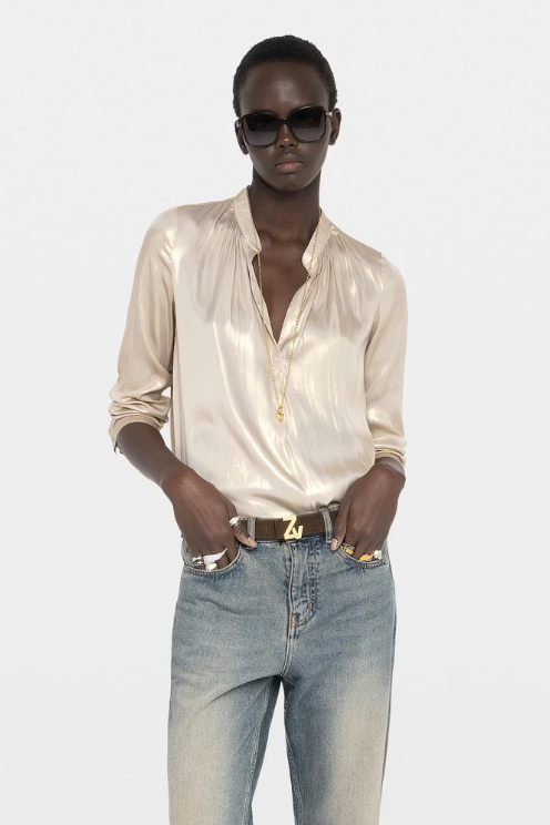 Satin Tink Blouse