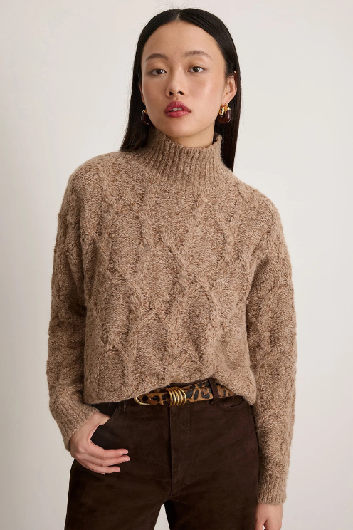 Opaline Sweater - Marled Caramel