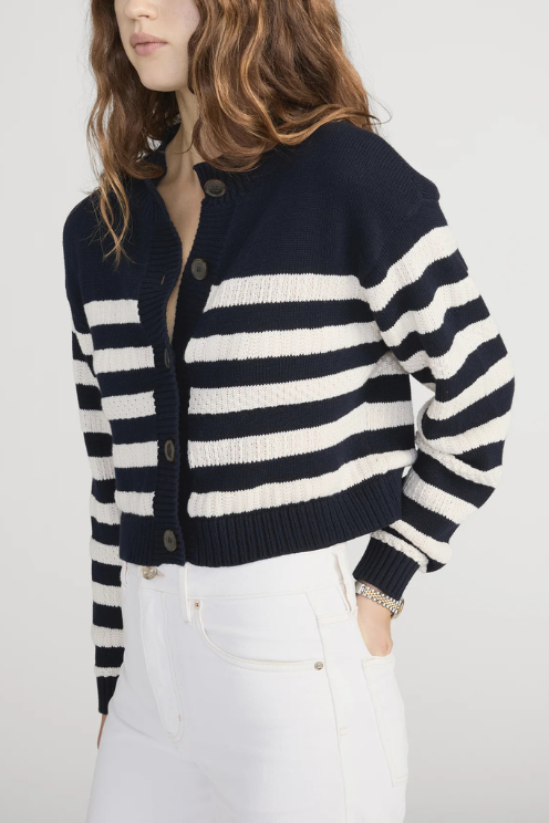 The Variation Femme Cardi Sweater On Model Detail