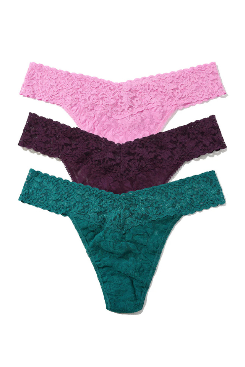Signature Lace® Original Rise Thong Holiday 3 Pack Cracker