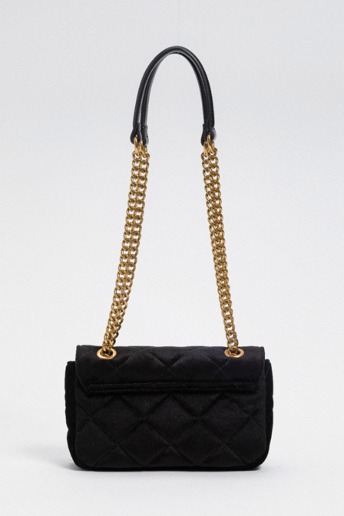 Quilted Velvet Chain Bag
