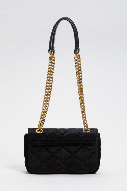 Quilted Velvet Chain Bag
