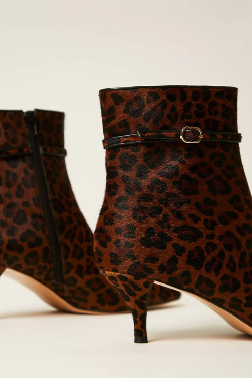 Leather Ankle Bootie